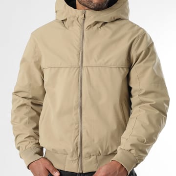 LBO - 2039 Licht Beige Hooded Zip Jacket