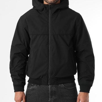 LBO - 2040 Zwart Ritsjack met capuchon