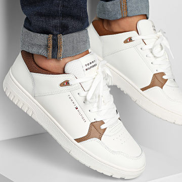 Tommy Hilfiger - Baskets Core Lite Leather 5518 Ecru