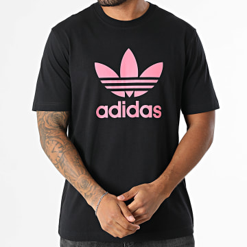Adidas Originals - Tee Shirt Trefoil JY3760 Noir Rose