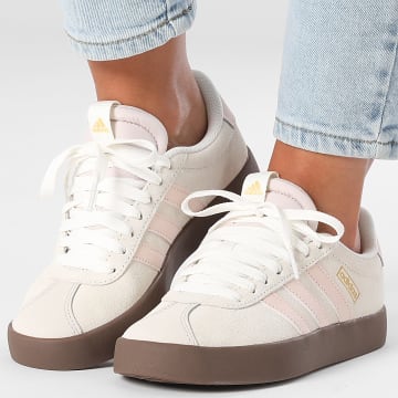 Adidas Sportswear - Baskets Femme VL Court 3.0 JR0954 Off White Wonder Quartz Gold Metallic