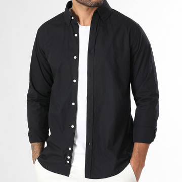 LBO - Chemise Manches Longues Poplin 0007 Noir