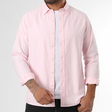 LBO - Chemise Manches Longues Oxford 0011 Rose