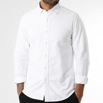 LBO - Chemise Manches Longues Oxford 0012 Blanc