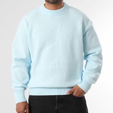 LBO - Pull Col Rond Premium Soft 2149 Bleu Clair