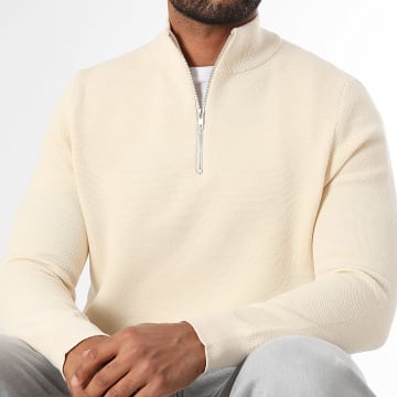 LBO - Jersey de punto con cremallera 2155 Beige