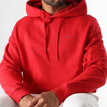 Tommy Jeans - Sweat Capuche Flag 0742 Rouge