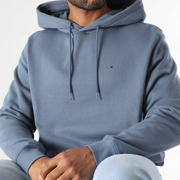 Tommy Jeans - Felpa con cappuccio Flag 0742 blu scuro