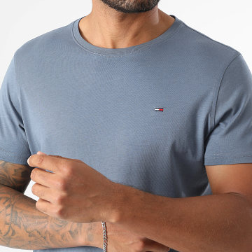Tommy Jeans - Maglietta in jersey slim 4411 blu scuro