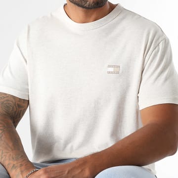 Tommy Jeans - Maglietta con distintivo 0322 Beige Chiné