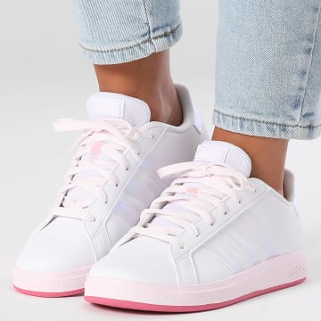 Adidas Sportswear - Baskets Femme Grand Court 2.0 K JR6096 Footwear White Almost Pink Pink Fusion