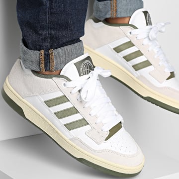 Adidas Sportswear - Rapid Court Low Sneakers JR1011 Footwear White Supplier Colour Warm Vanilla
