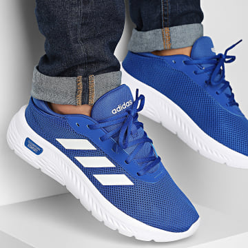 Adidas Sportswear - Cloudfoam Comfy Sneakers JH6825 Royal Blue Footwear White