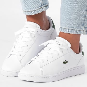 Lacoste - Baskets Femme Carnaby Set 224 White Dark Green