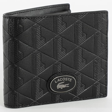 Lacoste - Portefeuille En Cuir The Blend Noir