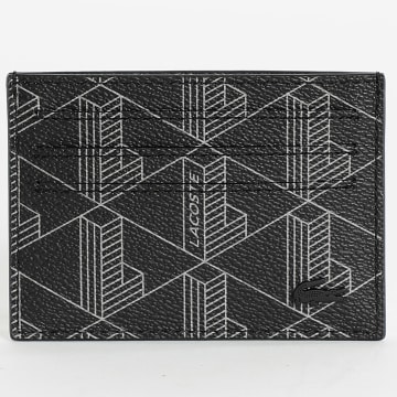 Lacoste - Porte-cartes En Simili Cuir The Blend Noir