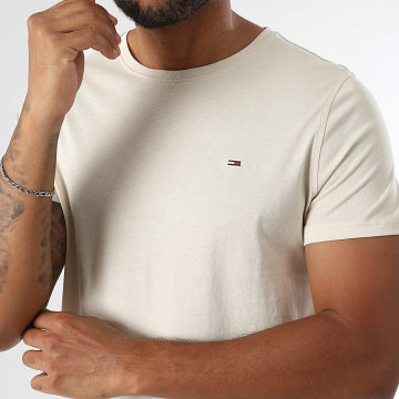 Tommy Jeans - Tee Shirt Tjm Xslim Jersey 4411 Beige Clair
