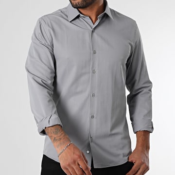 Mackten - 240 Camisa gris de manga larga