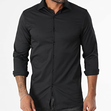 Mackten - Camisa de manga larga 324 Negro