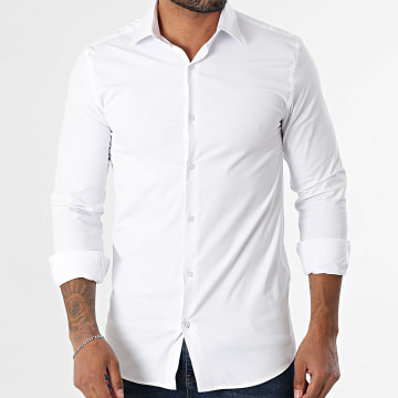 Mackten - 320 Camisa Manga Larga Blanca