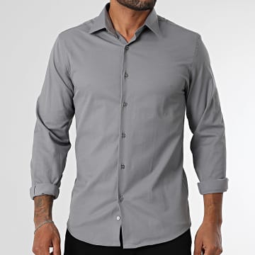 Mackten - 322 Camisa gris de manga larga