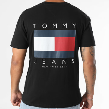 Tommy Jeans - Tee Shirt Flag Graphic Back Print 1910 Noir