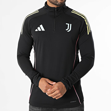 Adidas Sportswear - Sweat Col Zippé Slim Juventus JN7453 Noir
