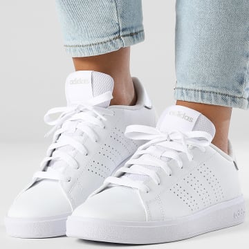 Adidas Sportswear - Damen-Sneakers Advantage Base 2.0 IG9194 Cloud White Silver Metallic