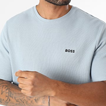 BOSS - Waffle T-Shirt 50535891 Hellblau