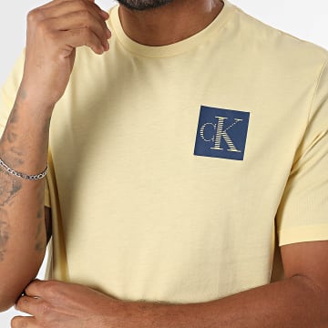 Calvin Klein - Tee Shirt LV04RC859G Jaune Clair