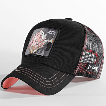 Capslab - Cappello Trucker Goku Nero Rosa