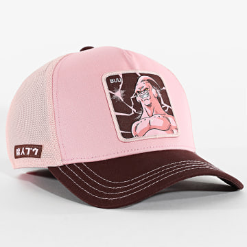 Capslab - Cappello Trucker Bu Rosa Marrone