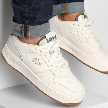Lacoste - Baskets L001 Set 225 Off White Caqui