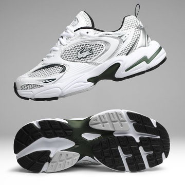 Lacoste - Storm 96 2K 125 Blanco Verde Oscuro Zapatillas Mujer