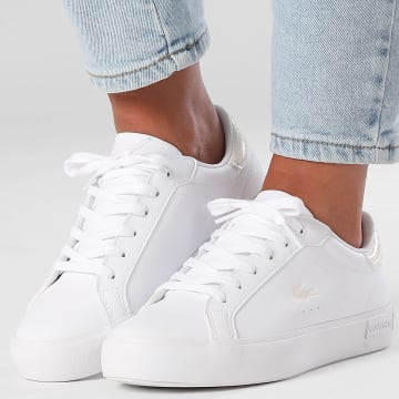 Lacoste - Baskets Femme Powercourt 225 White Off White