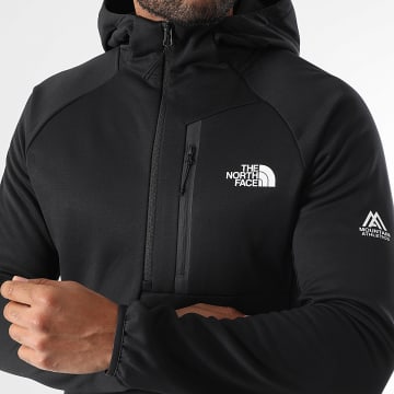 The North Face - Sweat Col Zippé Capuche A8DY8 Noir