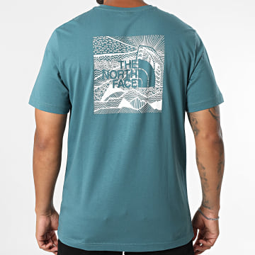The North Face - T-Shirt Box Celebration A87NV Blau Ente