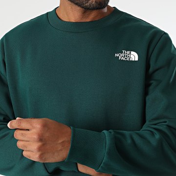 The North Face - Sweat Crewneck Regular Fit Simple Dome A89FB Vert Foncé