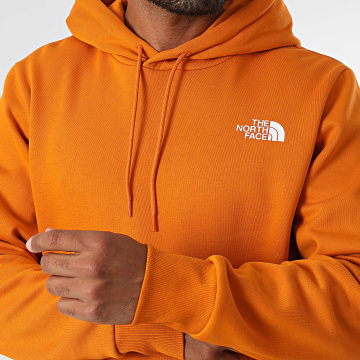 The North Face - Felpa con cappuccio Regular Fit Simple Dome A89FC Arancione