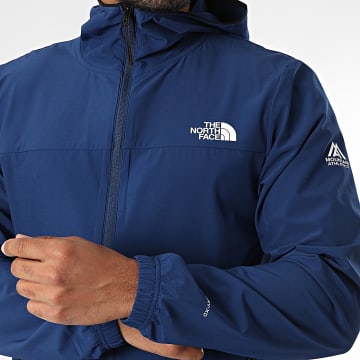 The North Face - Chaqueta con cremallera y capucha Wind A8BP1 Azul marino