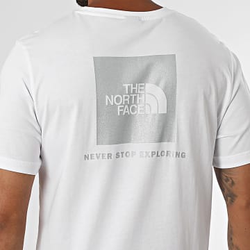 The North Face - T-Shirt Box A8C4V Weiß Silber