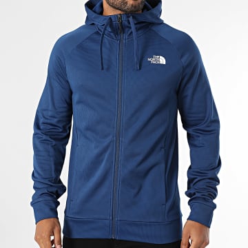 The North Face - Sweat Zippé Capuche Reaxion 2.0 A8DVY Bleu Marine