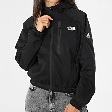 The North Face - Sudadera de mujer con capucha y cremallera A8DXX Negro