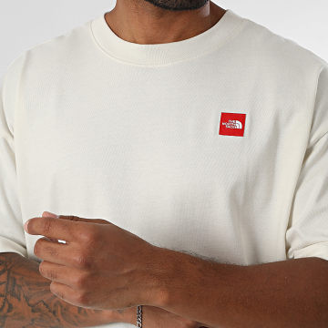 The North Face - T-Shirt Oversize Large TNF Red Box A8EG5 Hellbeige