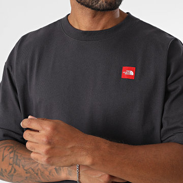 The North Face - T-Shirt Oversize Large TNF Red Box A8EG5 Anthrazitgrau