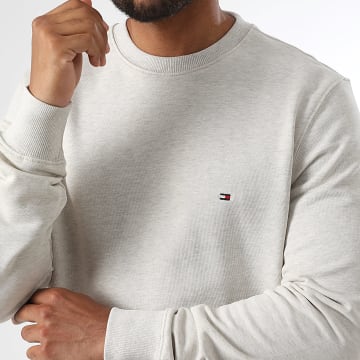 Tommy Hilfiger - Jersey de cuello redondo Essential Terry 7237 Beige Chiné