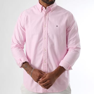 Tommy Hilfiger - Solid Heritage Oxford 5774 Camisa de manga larga rosa