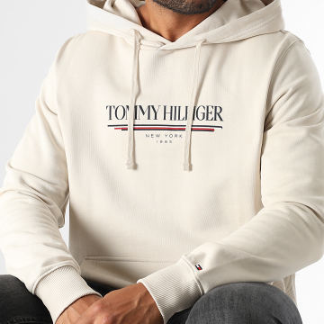 Tommy Hilfiger - Marca Love Hilfiger Sudadera con capucha 0534 Beige