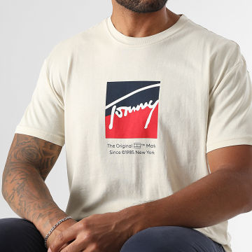 Tommy Jeans - Tee Shirt RWB DNA 1940 Beige Clair