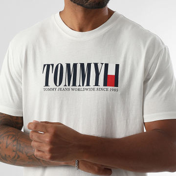 Tommy Jeans - Camiseta Tommy DNA Flag 1941 Blanco